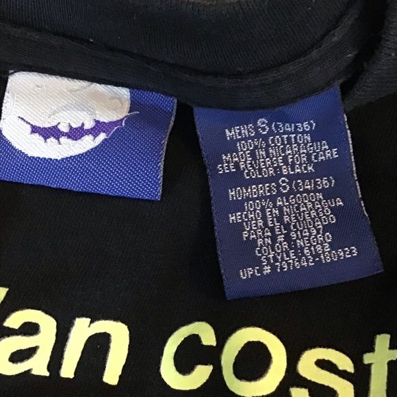 INVISIBLE MAN COSTUME GLOW IN THE DARK T-SHIRT - Picture 3 of 4